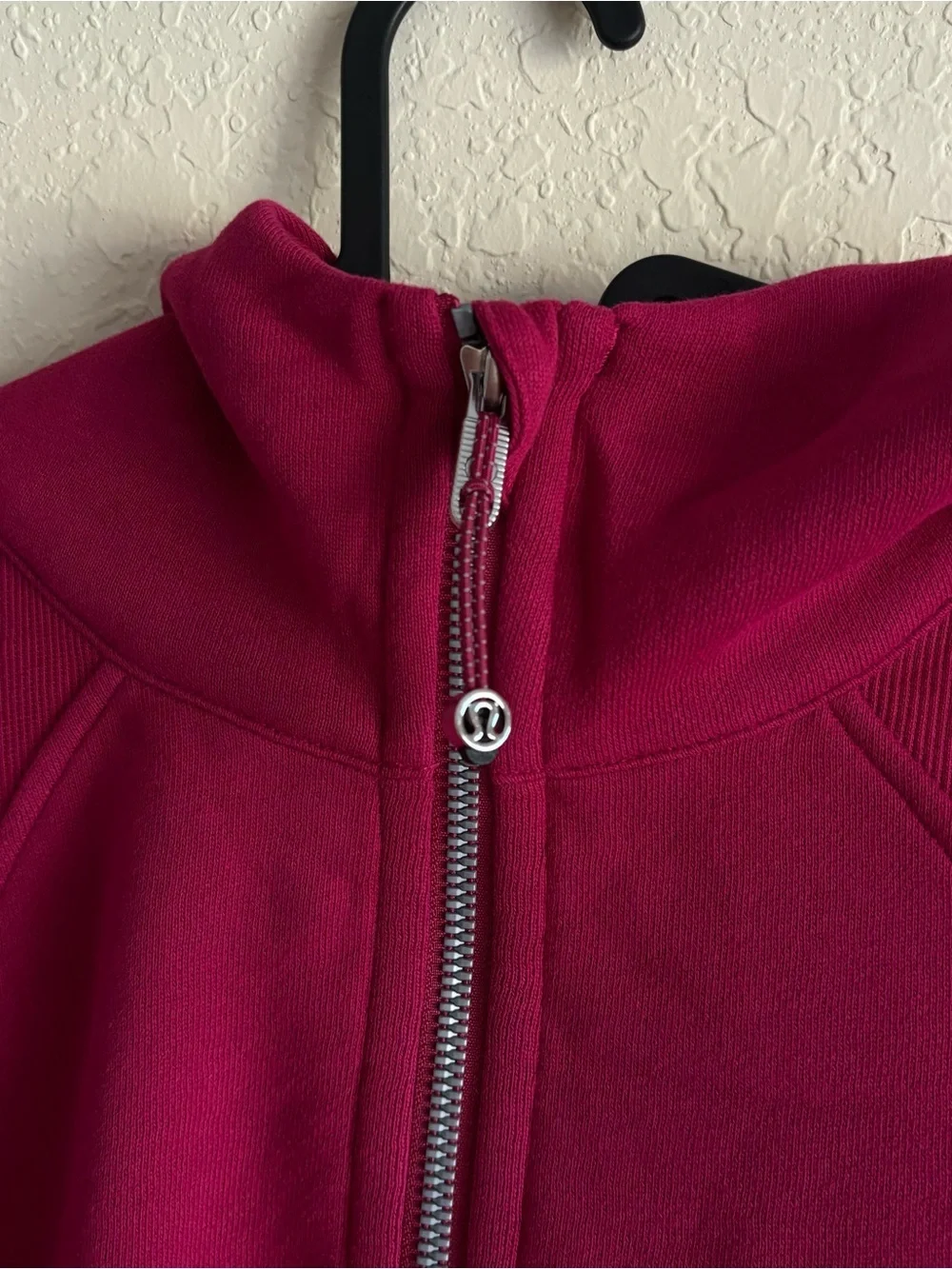lululemon | Women's Scuba Oversized Half Zip Hoodie Size M/L Berry Rumble NWT